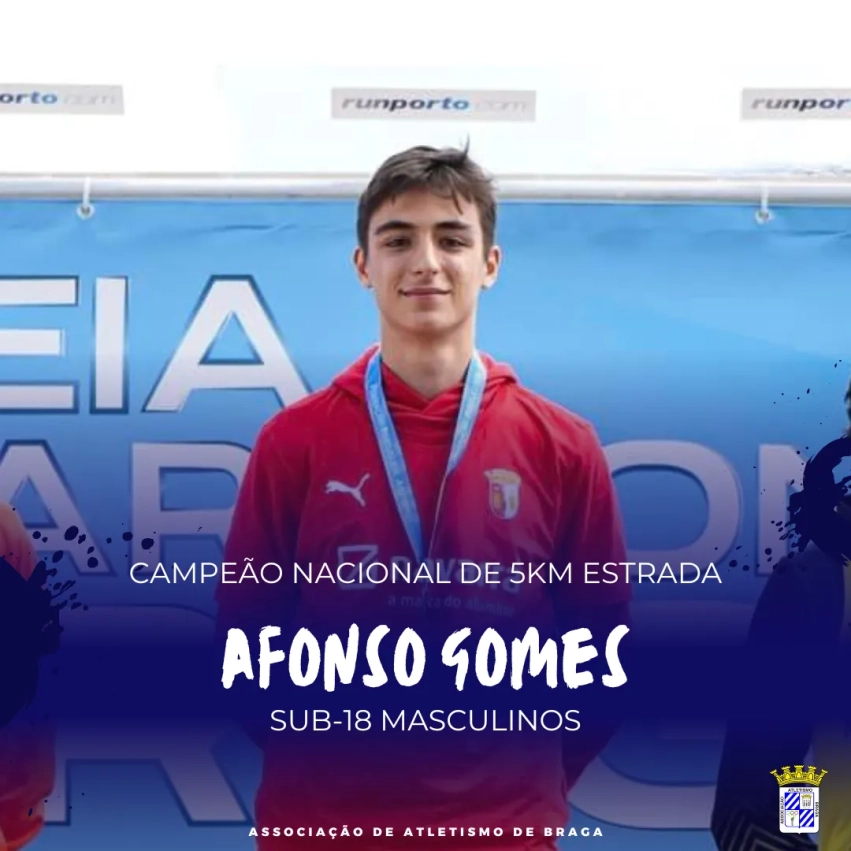 Afonso Gomes Campeão Nacional Sub-18 de estrada