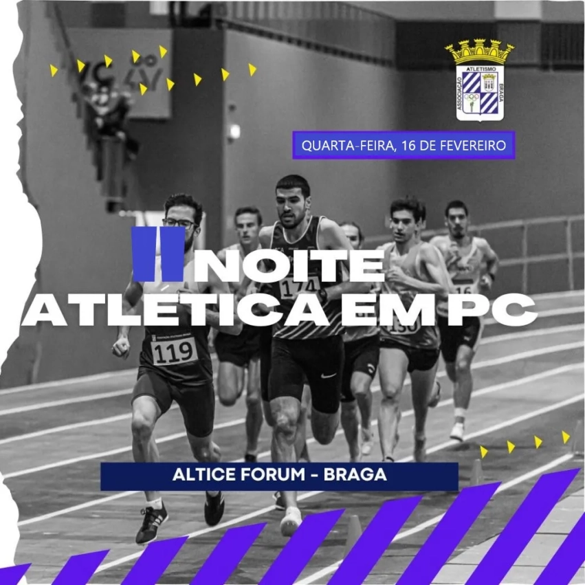 II Noite Atlética em Pista Coberta | Atletas inscritos