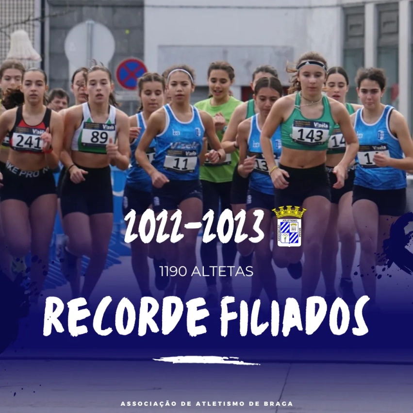 Novo Recorde de Atletas Filiados