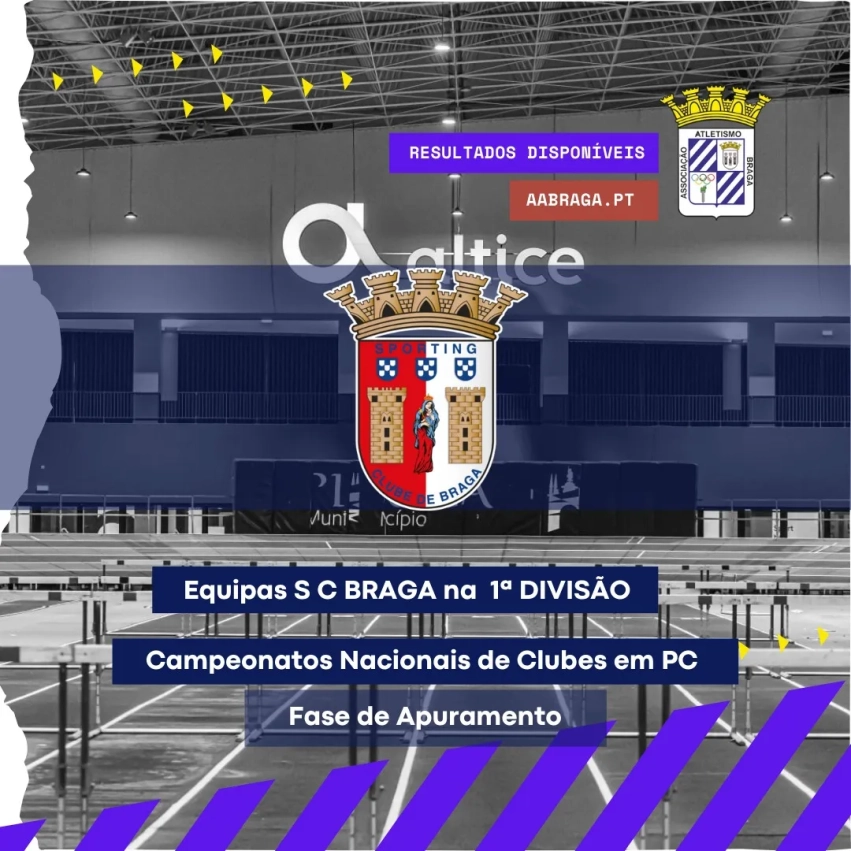Equipas do SC Braga apuradas para a 1ª Divisão