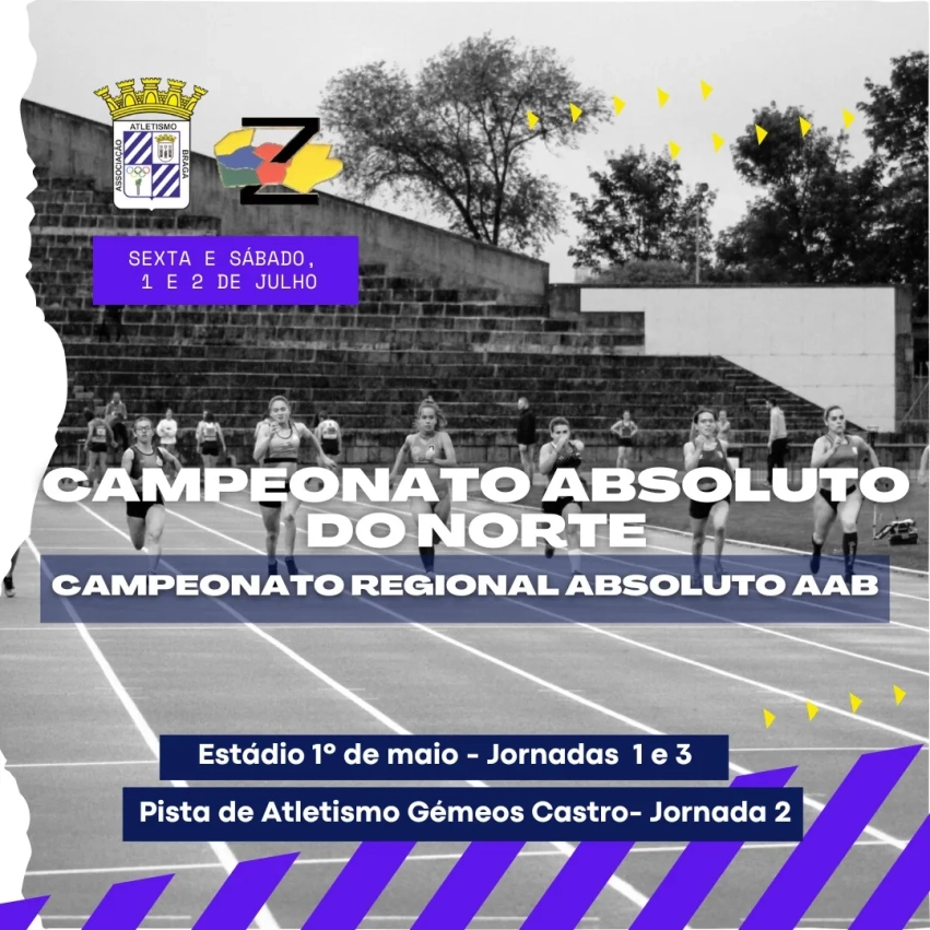 Campeonato Absoluto do Norte | Listagens de atletas admitidos 