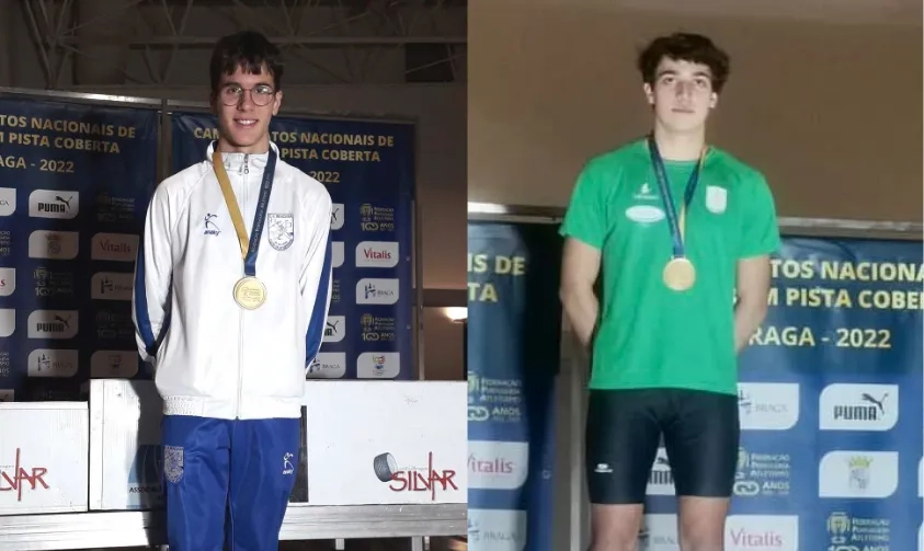 Rui Serras e Tiago Pereira campões nacionais sub-18