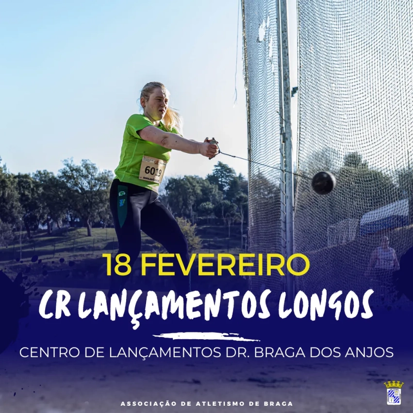 Campeonato Regional de Lançamentos Longos | Atletas inscritos
