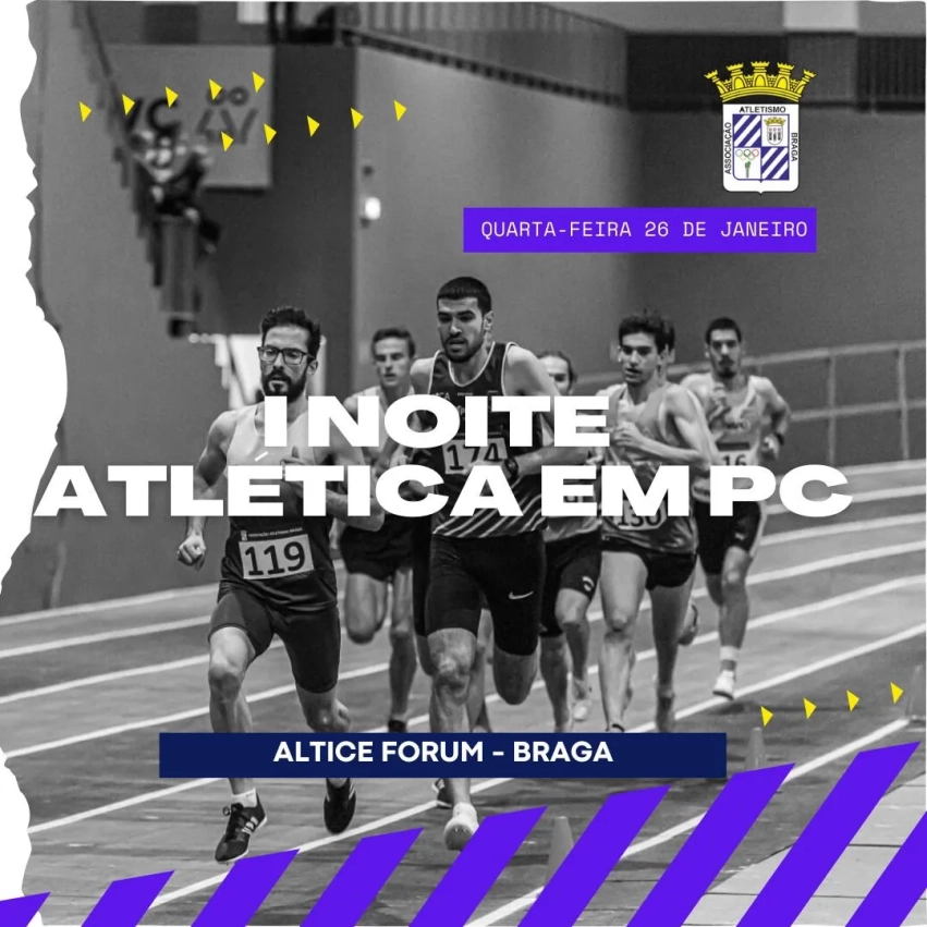 I Noite Atlética em Pista Coberta | Atletas admitidos