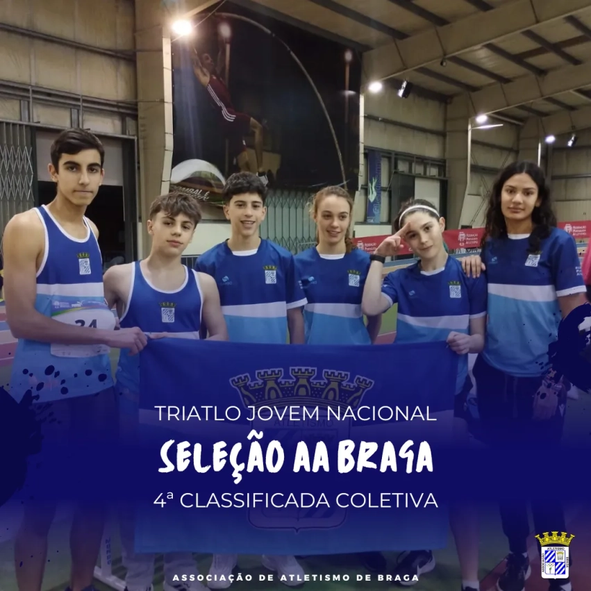 Seleção da AAB 4ª classificada no Triatlo Jovem Nacional 
