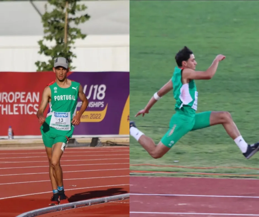 Rodrigo Araújo e Tiago Pereira com boas prestações no Europeu Sub-18