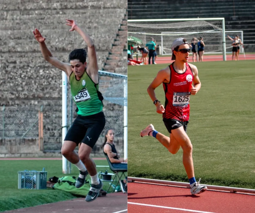 Tiago Pereira e Rodrigo Araújo no Campeonato da Europa Sub-18