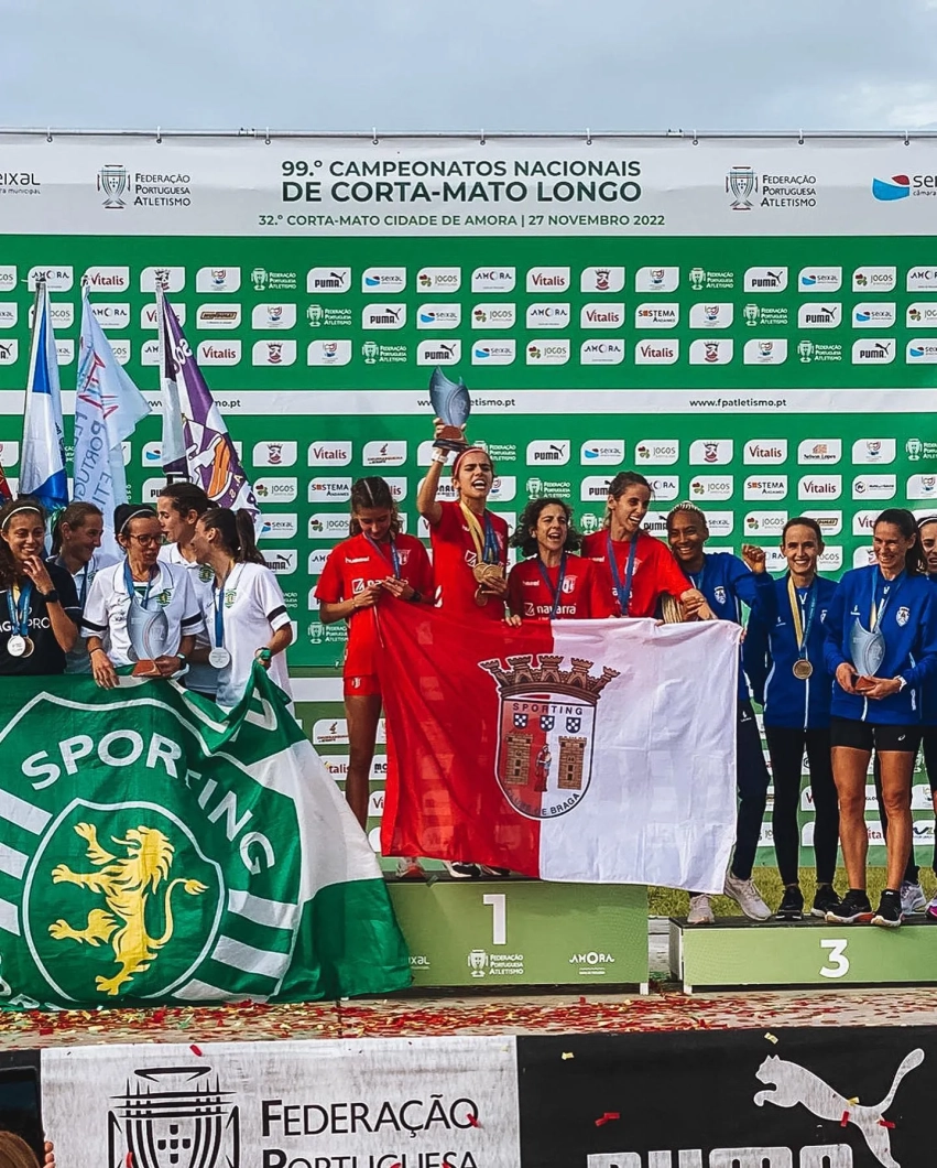 Mariana Machado e equipa feminina do SCBraga Campeãs Nacionais