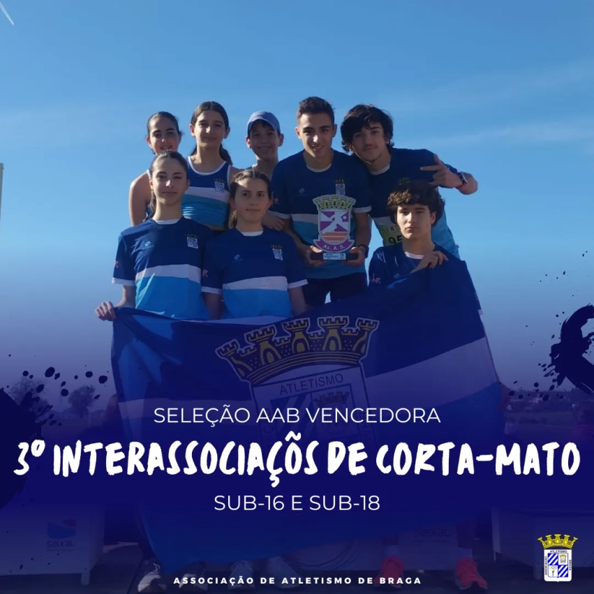 Seleção da AAB vence 3º Interassociações de Corta-mato Sub-16 e Sub-18