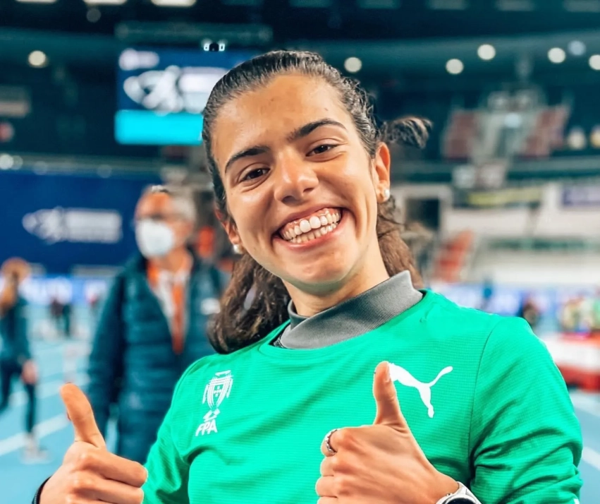 Mariana Machado em estreia nos Europeus de Pista Coberta