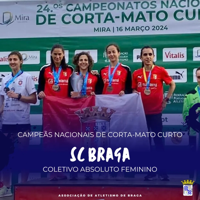 Vanessa Carvalho e SC Braga Campeãs Nacionais de Corta-mato Curto