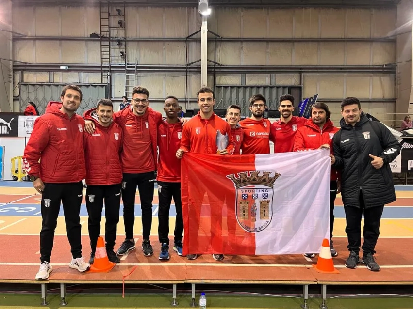 SC Braga 4º em masculinos na 1ª Divisão do Campeonato Nacional de Clubes